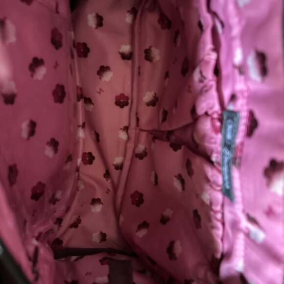 LUG Romper Carry-All Travel Tote Shoulder Bag Purple/Pink EUC - Picture 3 of 7